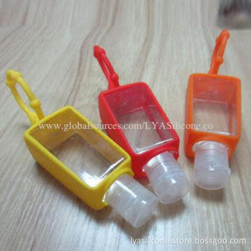 Flexible Silicone Holders for Glass Perfume Bottles, Logo Printing Welcomed